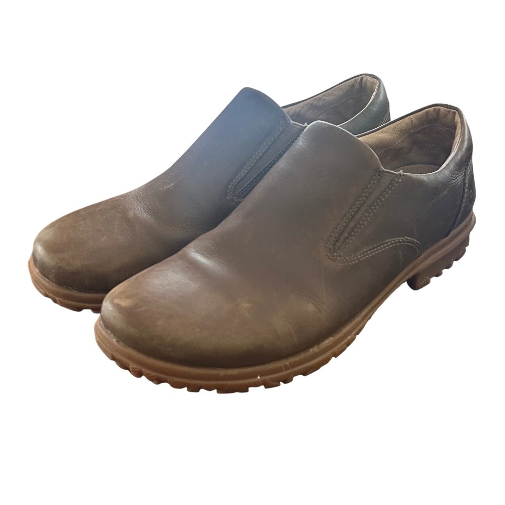 Bogs Pearl Slip On 10.5 Brown Waterproof Leather Loafers 71573-202 Minimalist
